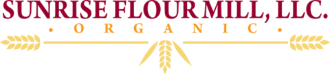 Sunrise flour mill wordmark and logo